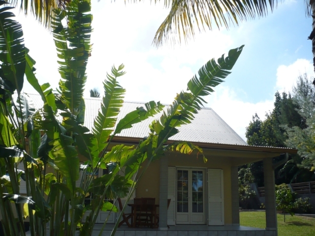 Lacaseafoule, un Gîte de la Réunion : Vue de coté